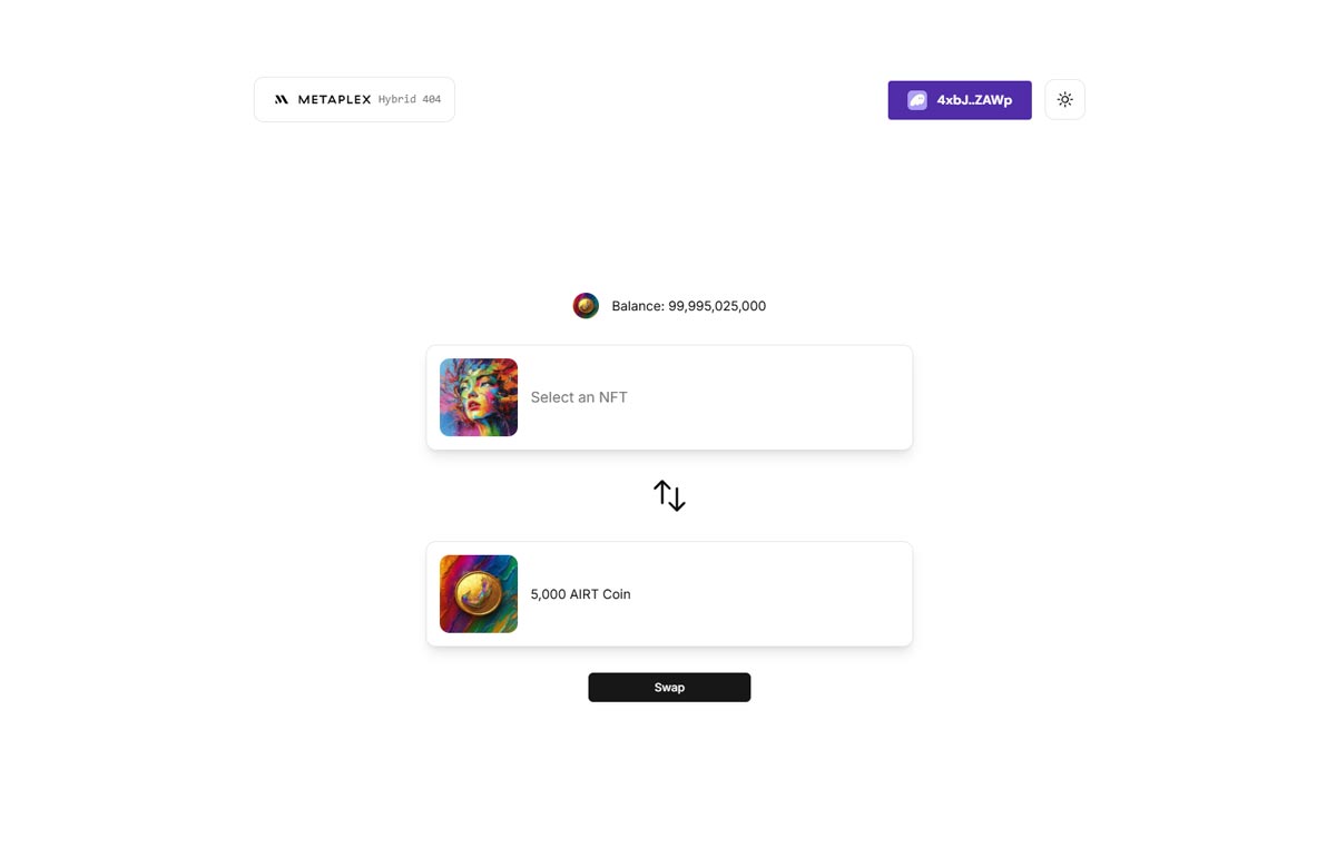 MPL-404 Hybrid UI Template Screenshot